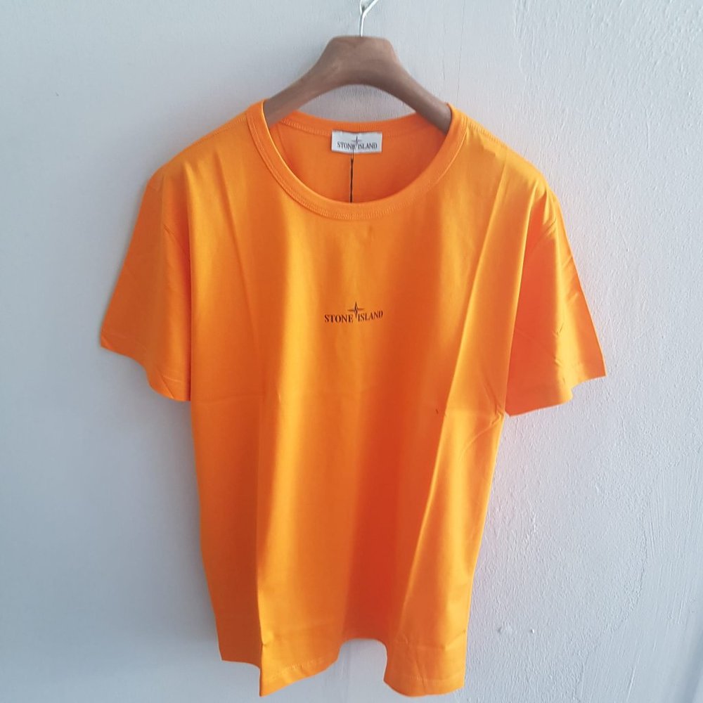 Stone Island Printed Orange T-Shirt